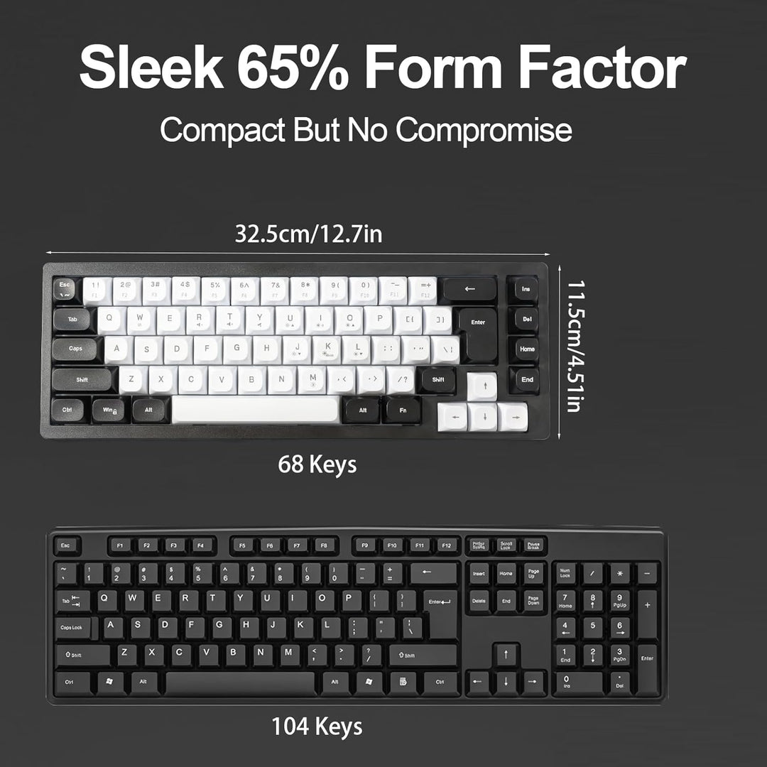Teclado de Membrana para Juegos RGB con Cable. Teclado de Computado...