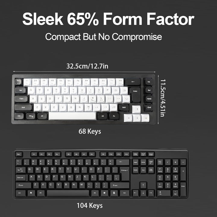 Teclado de Membrana para Juegos RGB con Cable. Teclado de Computado...