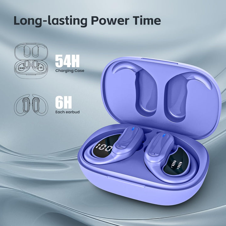 Auriculares inalámbricos, auriculares Bluetooth 5.4, auriculares es...