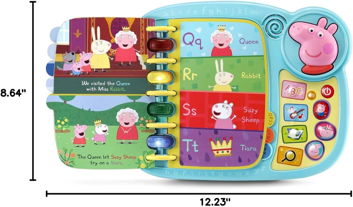 VTech Peppa Pig - Libro de aprendizaje y descubrimiento, color azul