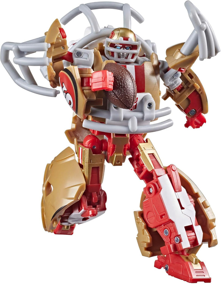 Transformers NFL San Francisco 49ers Goldrush, figura de acción rob...