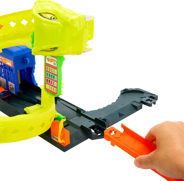 Hot Wheels Juego de Pista de Coche de Juguete Estación de