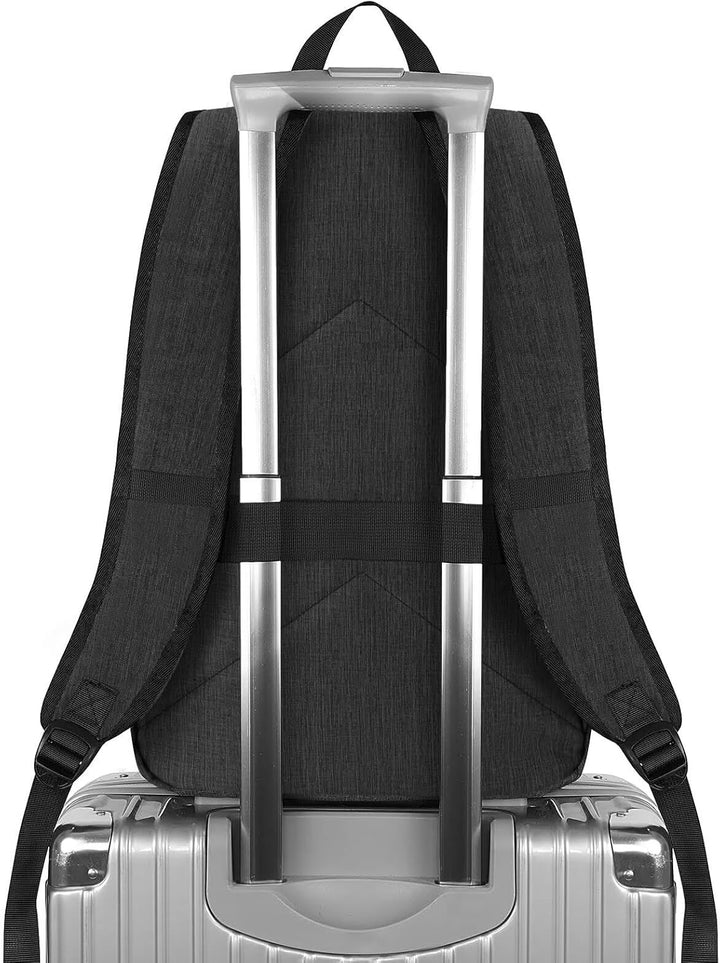 Mancro Mochila para laptop de viaje de negocios, bolsa delgada anti...