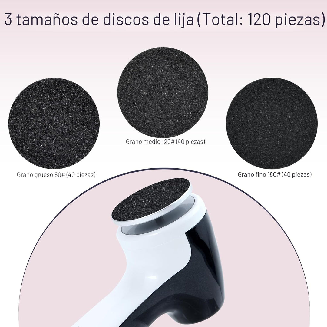 AprElm-E7 Removedor de callos eléctrico recargable para pies con di...