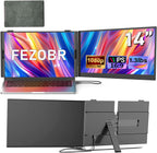 FEZOBR Extensor de pantalla para laptop, monitor portátil dual de 1...