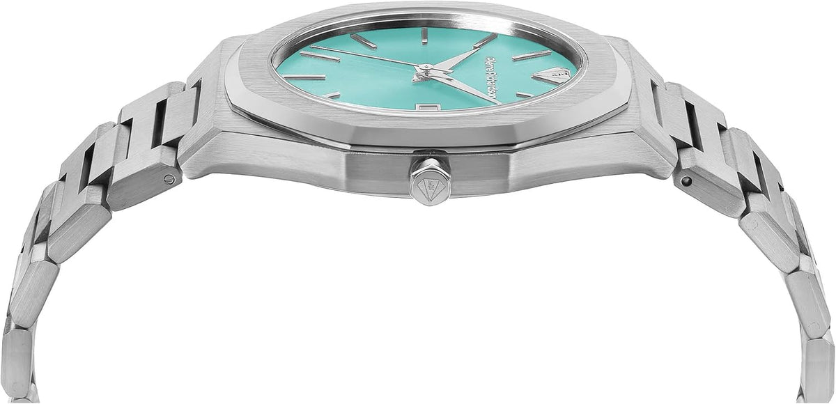 PIERRE RICHARDSON PR5428 Reloj de lujo para hombre – Movimiento de cuarzo japonés, acero inoxidable, 41mm, 5ATM resistente al agua, cristal de zafiro resistente a los arañazos – Reloj de vestir