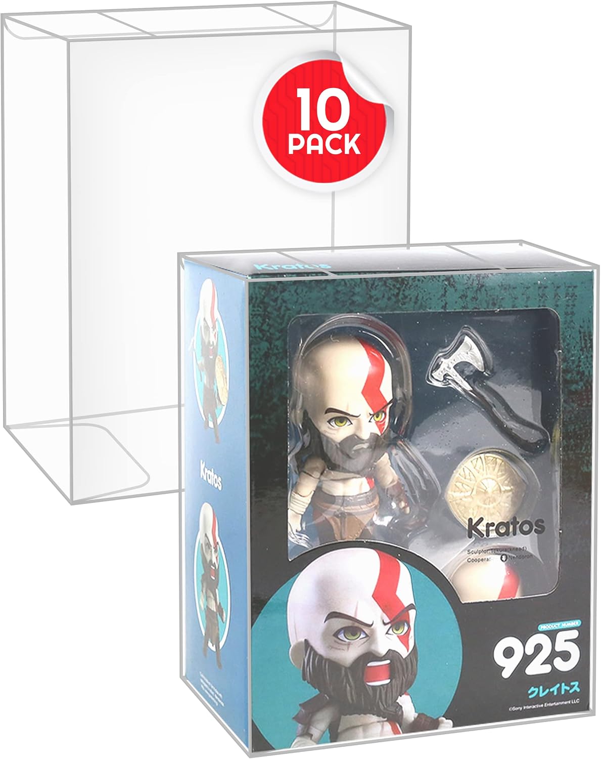 EVORETRO Funda protectora para figuras de acción de Nendoroid – Protector de caja de plástico transparente para buena sonrisa, Hololive, Jujutsu Kaisen, figuras de Kirby – Vitrina coleccionable a prueba de polvo para coleccionistas