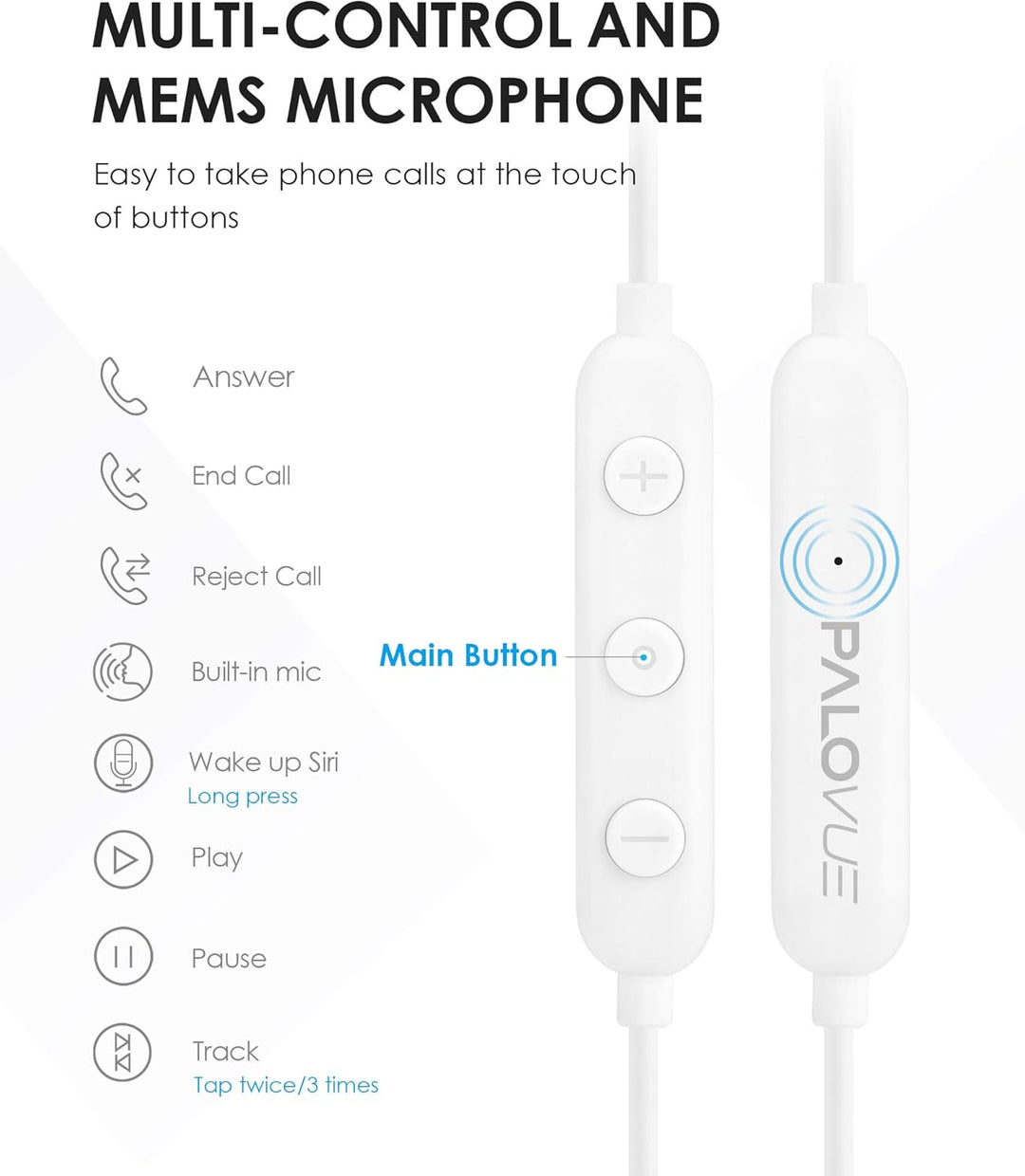 PALOVUE - Auriculares Lightning compatibles con iPhone 14 13 12 11...