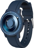 EUTOUR Reloj analógico de cuentas magnéticas, correa de acero inoxidable y diseño único de puntero, relojes magnéticos unisex, reloj magnético súper fuerte para hombre