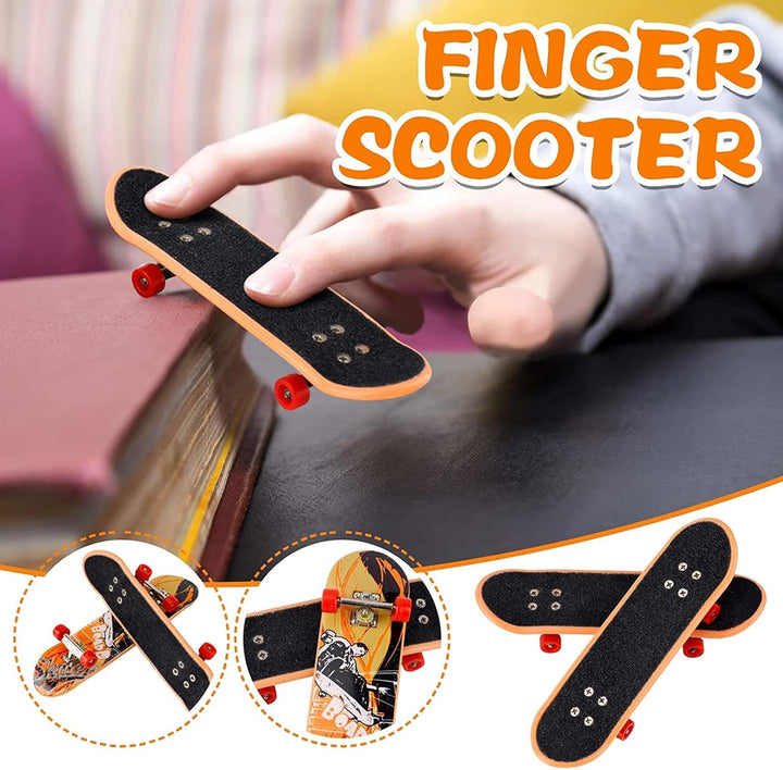 RNGODO Finger Skateboard Park Kits, juego de rampa de patineta de d...
