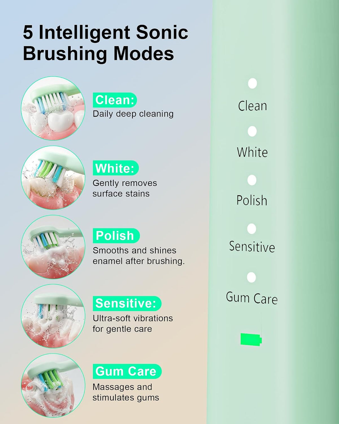 Kit de cuidado dental profesional mejorado: irrigador dental de 5 m...