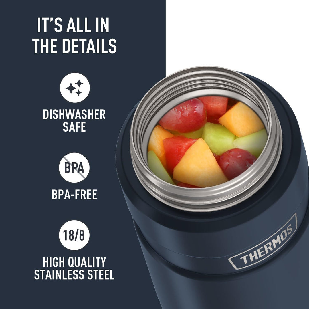 THERMOS Stainless King Tarro de alimentos aislado al vacío, 24 onza...