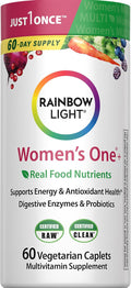 Rainbow Light Multivitamínico One + para mujer | 60 cápsulas, 60 unidades (1 paquete)