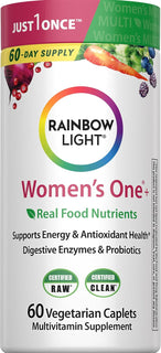 Rainbow Light Multivitamínico One + para mujer | 60 cápsulas | Apoy...