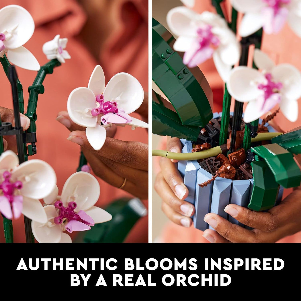LEGO Botanicals Orchid - Juego de construcción de flores