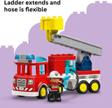 LEGO DUPLO - Camión de bomberos con manguera y juguete de