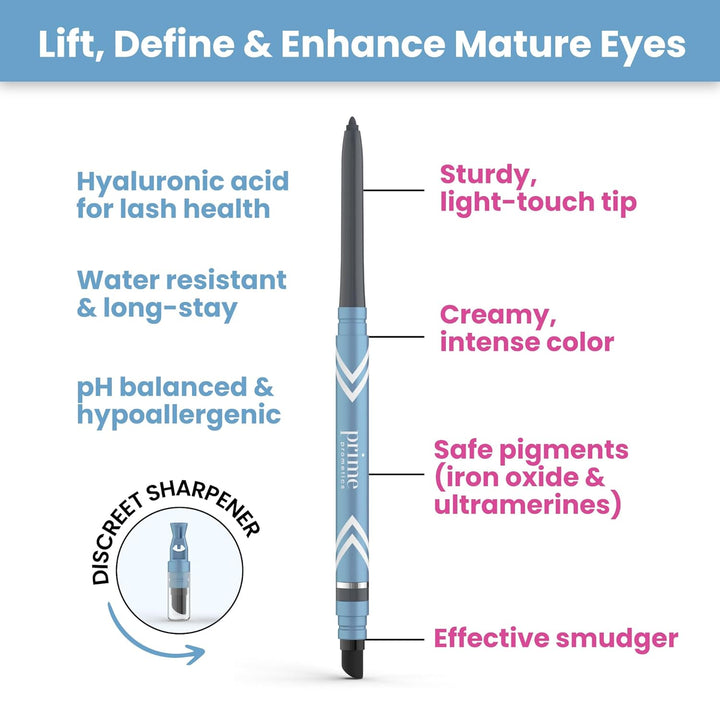 PRIME PROMETICS PrimeEyes Delineador de ojos deslizable para mujere...