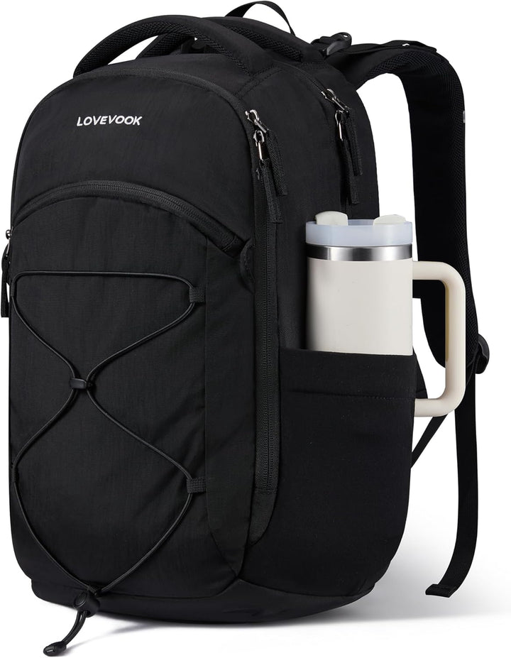 LOVEVOOK Mochila diaria para laptop para mujeres y hombres con sopo...