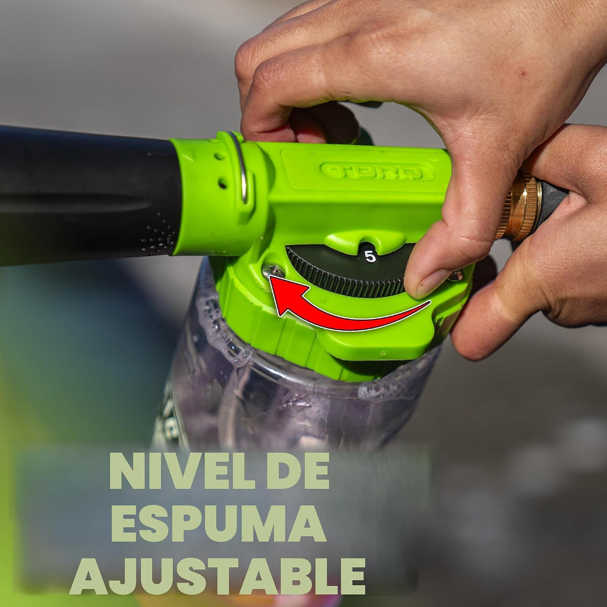 Chemical Guys, TORQ Foam Blaster 6 cañones, accesorio de manguera de jardín para automóviles