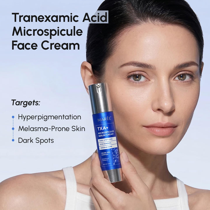 MAREE TXA Tranexamic Acid Suero Crema con Microespículas Complejo 1...