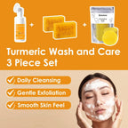 Kit de lavado y cuidado de cúrcuma, lavado facial de cúrcuma
