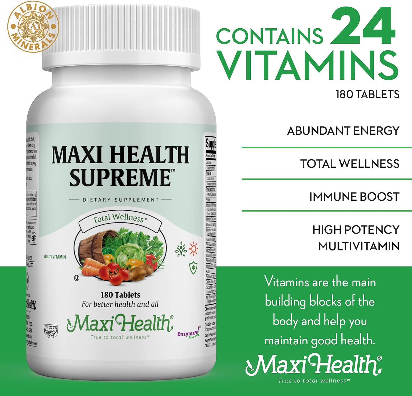 Multivitamínico para hombres y mujeres \u2013 Supreme High Potency...