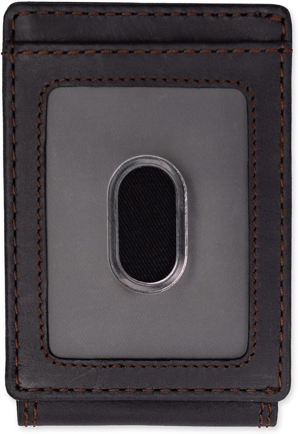 Columbia Billetera de cuero para hombre con bolsillo frontal y tarj...