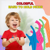 Hilo dental biodegradable para niños, paquete de 100 palillos de hi...
