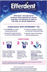 Efferdent - Tabletas de limpieza para dentaduras \u2013 Limpieza co...