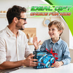 Excitobo Coche de Control Remoto, Coches RC para Niños de 4, 5, 6, 7, 8, 9, 10, 11, Verde