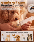 Veeconn Kit de aseo 4 en 1 para perros con recortadora de pelo de pata para