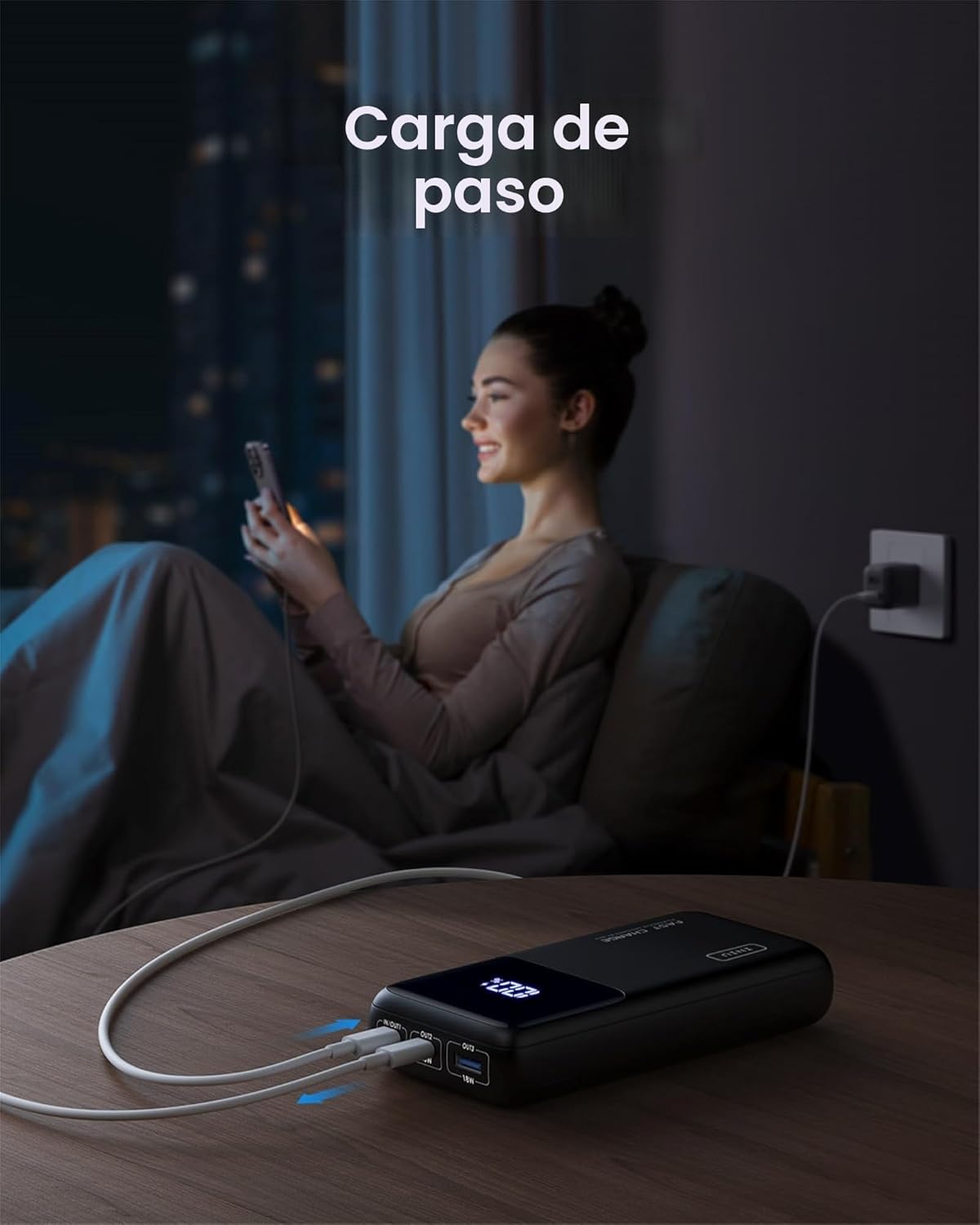 INIU Power Bank, 25000mAh 100W USB C Cargador portátil para laptop,...