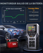 YaberAuto arrancador portátil del salto del coche 6000A con el escáner OBD2