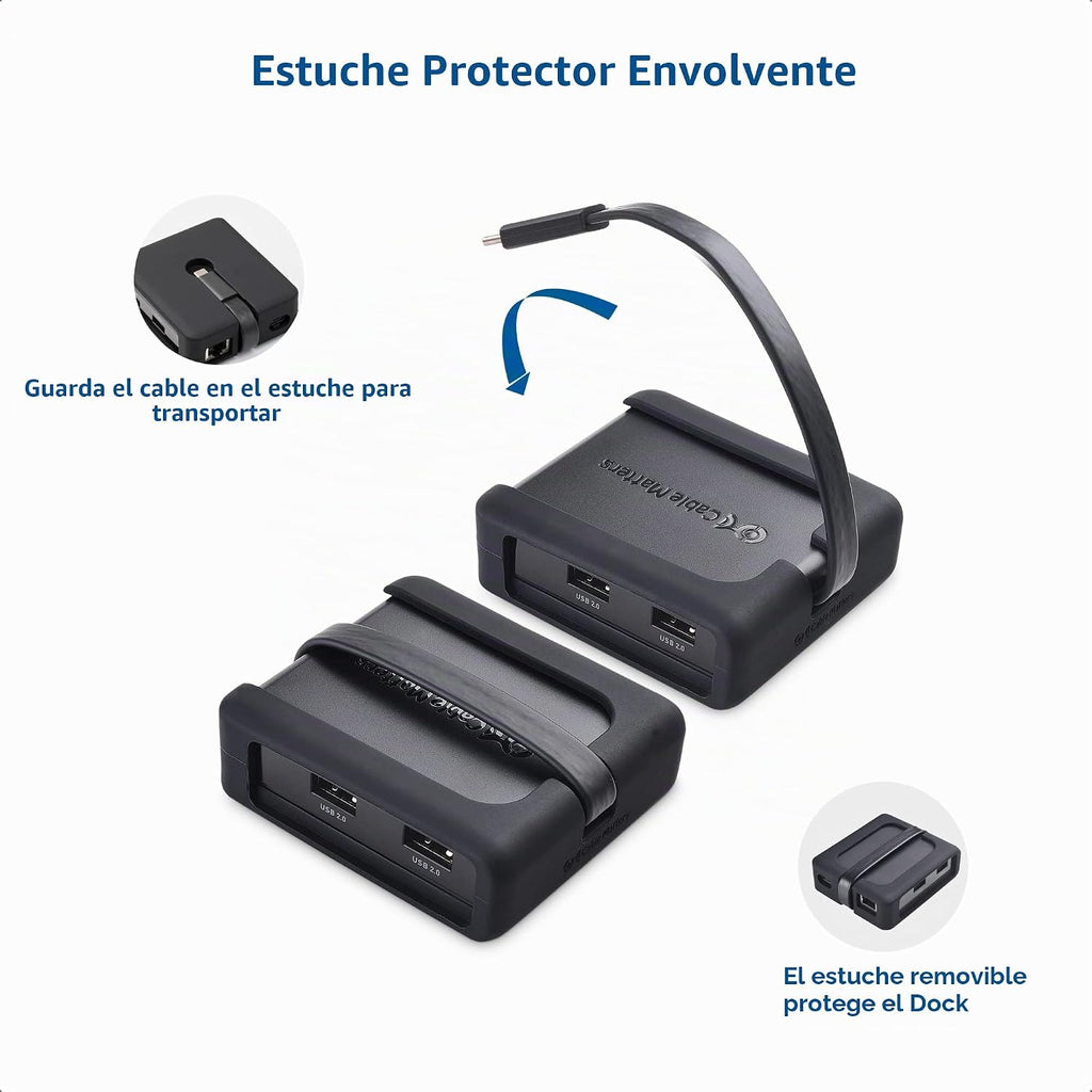 Cable Matters, 201055, hub USB 2.0, alimentado