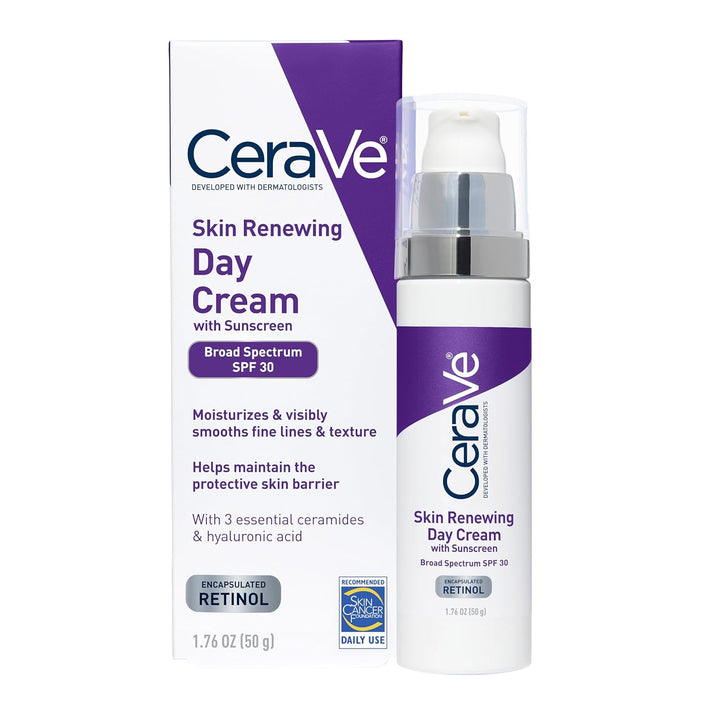 CeraVe crema de día, renovador cutáneo con factor de protección sol...