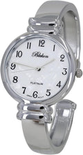 Reloj de pulsera original de madreperla para mujer con caja de 31mm, movimiento de cuarzo japonés, estilo broche, reloj de pulsera de metal con bisagra para damas..