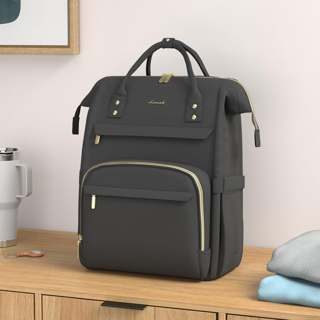 LOVEVOOK Mochila para laptop para mujer, viaje con compartimento, r...