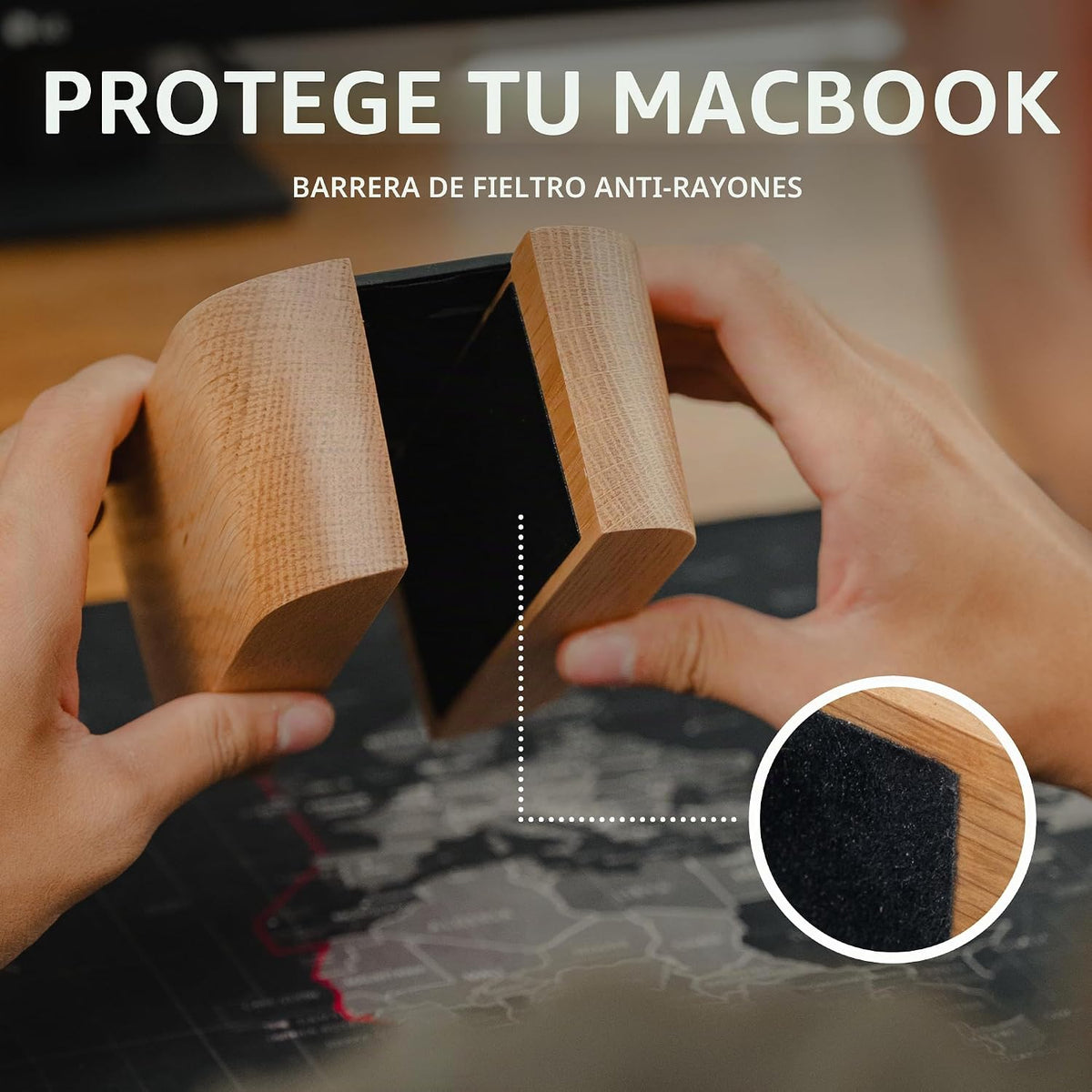 COREMINDED Soporte Vertical Ajustable para Laptop Portátil para Esc...