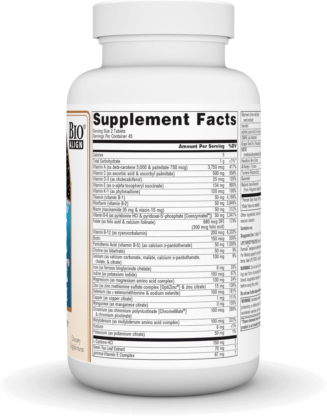 Source Naturals Life Force Multivitamínico diario múltiple Vitamina...