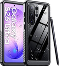 Temdan Funda impermeable diseñada para Samsung Galaxy S26 Ultra, lente y protector de pantalla integrados de grado militar, a prueba de golpes, a prueba de caídas, IP68 bajo el agua, carcasa completa para Galaxy S26 Ultra de 6.9 pulgadas, color negro