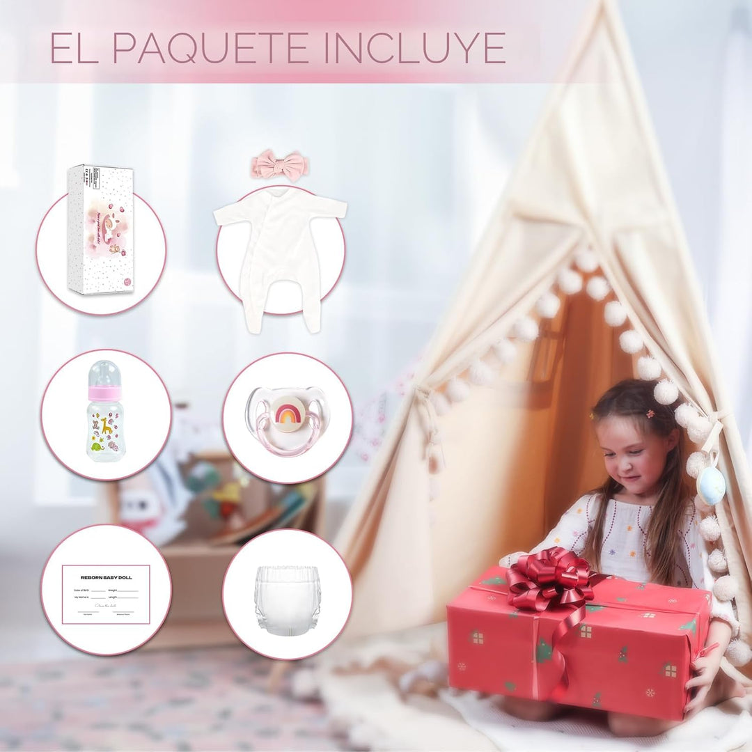 WOOROY Muñecas Reborn de bebé realistas - Muñeca recién nacida de 2...