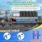 Pistola de agua eléctrica con 2 baterías recargables, pistolas de agua para adultos
