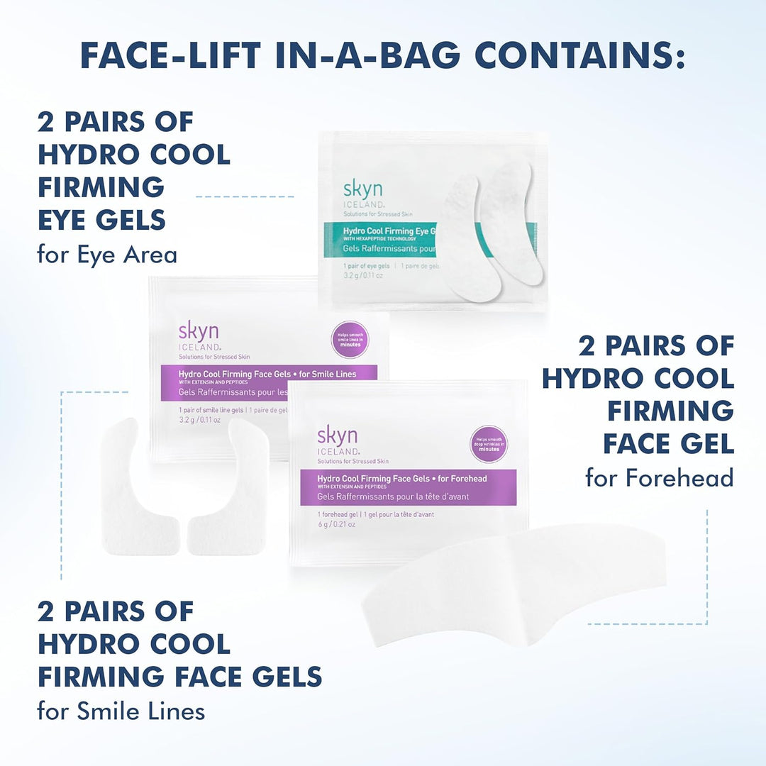 skyn ICELAND Rejuvenecimiento facial en una bolsa, mascarillas de h...