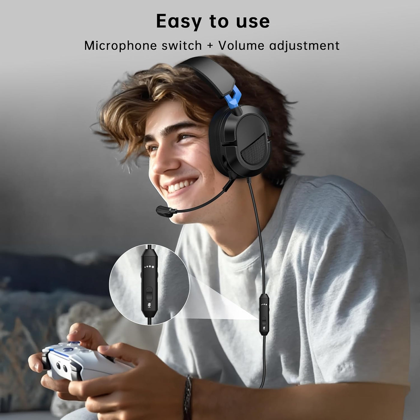Auriculares para juegos para PS5 PS5Pro PS4 Xbox Series X