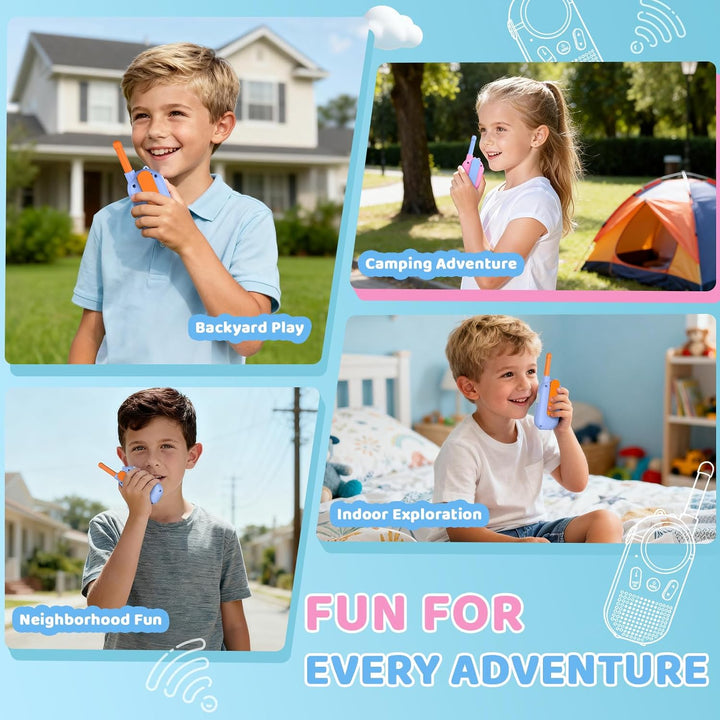 MOICO Juguetes para niños y niñas de 3 a 12 años, Walkie Talkies re...