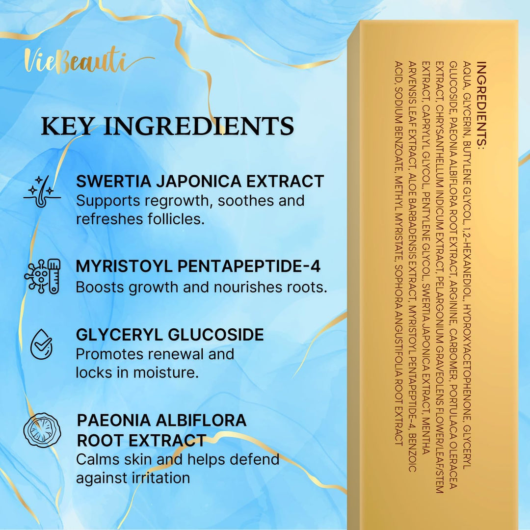 VieBeauti Suero para el crecimiento de cejas de 5 mL \u2013 Suero p...