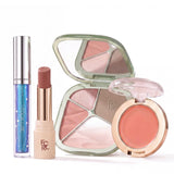 FOCALLURE Juego de 4 piezas de maquillaje con paleta de contornos d...