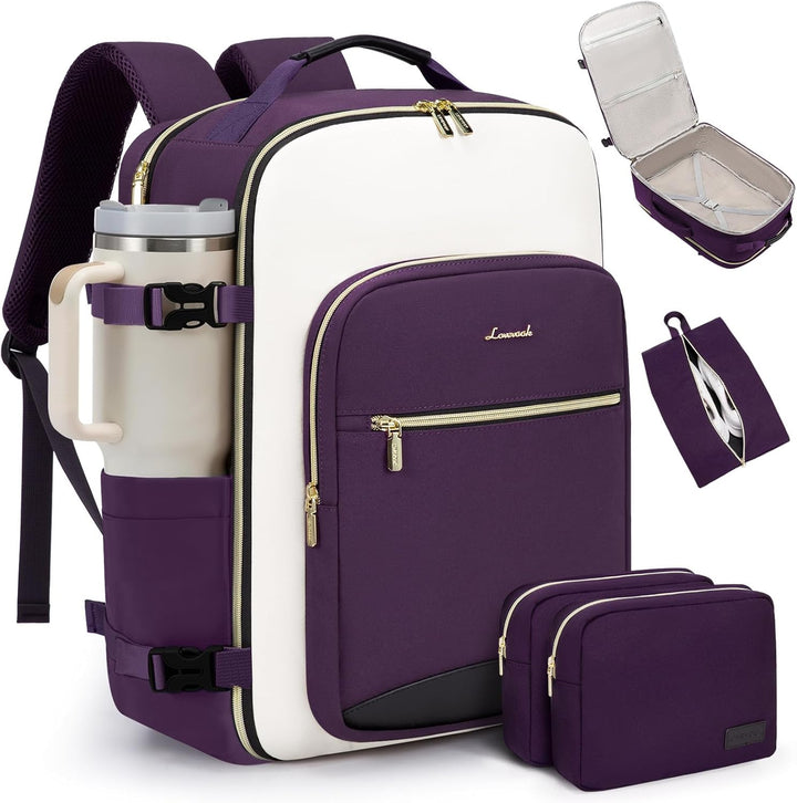 LOVEVOOK Mochila de equipaje de mano artículo personal bolsa de via...