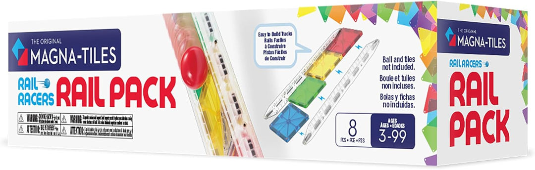 Magna-Tiles Rail Racers Rail Pack - Juego de construcción