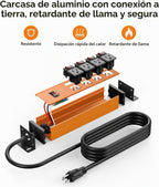 CCCEI Protector de sobretensiones magnético resistente, calibre 12, naranja